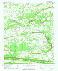 Holland Arkansas Historical topographic map, 1:24000 scale, 7.5 X 7.5 Minute, Year 1961