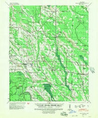 Holly Grove Arkansas Historical topographic map, 1:62500 scale, 15 X 15 Minute, Year 1940