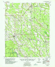 Holly Grove Arkansas Historical topographic map, 1:62500 scale, 15 X 15 Minute, Year 1957