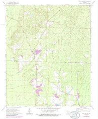 Holly Springs Arkansas Historical topographic map, 1:24000 scale, 7.5 X 7.5 Minute, Year 1973