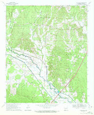 Hollywood Arkansas Historical topographic map, 1:24000 scale, 7.5 X 7.5 Minute, Year 1970