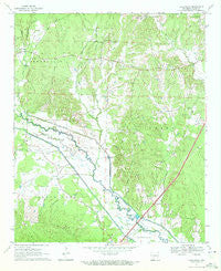 Hollywood Arkansas Historical topographic map, 1:24000 scale, 7.5 X 7.5 Minute, Year 1970