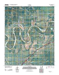Homan Arkansas Historical topographic map, 1:24000 scale, 7.5 X 7.5 Minute, Year 2011