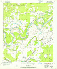 Homan Arkansas Historical topographic map, 1:24000 scale, 7.5 X 7.5 Minute, Year 1951