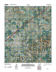 Hope Arkansas Historical topographic map, 1:24000 scale, 7.5 X 7.5 Minute, Year 2011