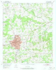 Hope Arkansas Historical topographic map, 1:24000 scale, 7.5 X 7.5 Minute, Year 1951