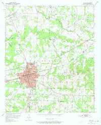 Hope Arkansas Historical topographic map, 1:24000 scale, 7.5 X 7.5 Minute, Year 1951