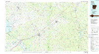 Hope Arkansas Historical topographic map, 1:100000 scale, 30 X 60 Minute, Year 1986