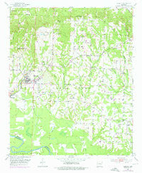 Horatio Arkansas Historical topographic map, 1:24000 scale, 7.5 X 7.5 Minute, Year 1951