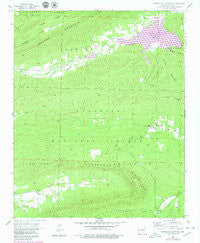 Horseshoe Mountain Arkansas Historical topographic map, 1:24000 scale, 7.5 X 7.5 Minute, Year 1958