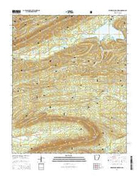 Horseshoe Mountain Arkansas Current topographic map, 1:24000 scale, 7.5 X 7.5 Minute, Year 2014