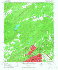 Hot Springs North Arkansas Historical topographic map, 1:24000 scale, 7.5 X 7.5 Minute, Year 1966