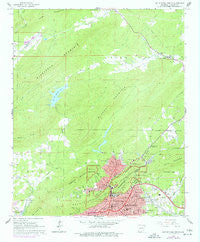 Hot Springs North Arkansas Historical topographic map, 1:24000 scale, 7.5 X 7.5 Minute, Year 1966