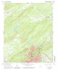 Hot Springs North Arkansas Historical topographic map, 1:24000 scale, 7.5 X 7.5 Minute, Year 1966