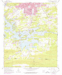 Hot Springs South Arkansas Historical topographic map, 1:24000 scale, 7.5 X 7.5 Minute, Year 1966