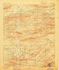 Hot Springs Arkansas Historical topographic map, 1:125000 scale, 30 X 30 Minute, Year 1890