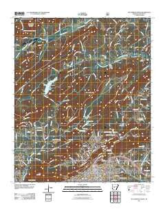 Hot Springs North Arkansas Historical topographic map, 1:24000 scale, 7.5 X 7.5 Minute, Year 2011