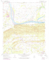 Houston Arkansas Historical topographic map, 1:24000 scale, 7.5 X 7.5 Minute, Year 1961