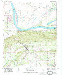 Houston Arkansas Historical topographic map, 1:24000 scale, 7.5 X 7.5 Minute, Year 1990
