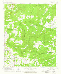 Huff Arkansas Historical topographic map, 1:24000 scale, 7.5 X 7.5 Minute, Year 1965
