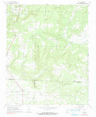 Huff Arkansas Historical topographic map, 1:24000 scale, 7.5 X 7.5 Minute, Year 1965