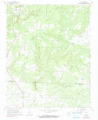 Huff Arkansas Historical topographic map, 1:24000 scale, 7.5 X 7.5 Minute, Year 1965