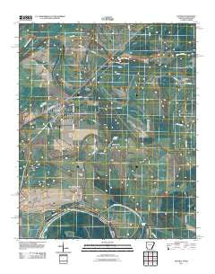 Hughes Arkansas Historical topographic map, 1:24000 scale, 7.5 X 7.5 Minute, Year 2011