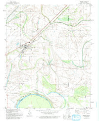 Hughes Arkansas Historical topographic map, 1:24000 scale, 7.5 X 7.5 Minute, Year 1981