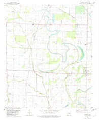 Humnoke Arkansas Historical topographic map, 1:24000 scale, 7.5 X 7.5 Minute, Year 1982