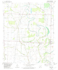 Humnoke Arkansas Historical topographic map, 1:24000 scale, 7.5 X 7.5 Minute, Year 1982