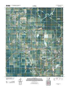 Humphrey Arkansas Historical topographic map, 1:24000 scale, 7.5 X 7.5 Minute, Year 2011