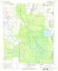 Humphrey SW Arkansas Historical topographic map, 1:24000 scale, 7.5 X 7.5 Minute, Year 1968