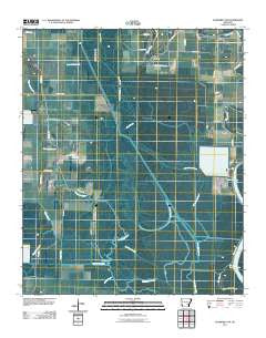 Humphrey SW Arkansas Historical topographic map, 1:24000 scale, 7.5 X 7.5 Minute, Year 2011