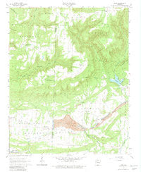 Hunt Arkansas Historical topographic map, 1:24000 scale, 7.5 X 7.5 Minute, Year 1963