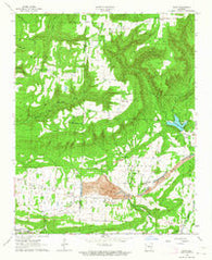 Hunt Arkansas Historical topographic map, 1:24000 scale, 7.5 X 7.5 Minute, Year 1963