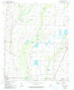 Hunter West Arkansas Historical topographic map, 1:24000 scale, 7.5 X 7.5 Minute, Year 1971