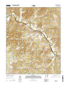 Imboden Arkansas Current topographic map, 1:24000 scale, 7.5 X 7.5 Minute, Year 2014
