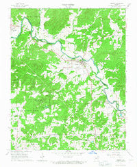 Imboden Arkansas Historical topographic map, 1:24000 scale, 7.5 X 7.5 Minute, Year 1966