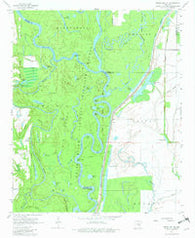 Indian Bay SE Arkansas Historical topographic map, 1:24000 scale, 7.5 X 7.5 Minute, Year 1967