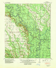 Indian Bay Arkansas Historical topographic map, 1:62500 scale, 15 X 15 Minute, Year 1939