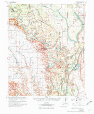 Indian Bay Arkansas Historical topographic map, 1:62500 scale, 15 X 15 Minute, Year 1970