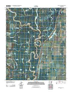 Indian Bay SE Arkansas Historical topographic map, 1:24000 scale, 7.5 X 7.5 Minute, Year 2011