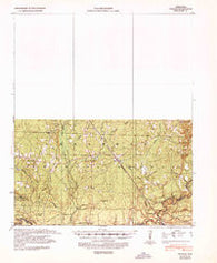 Ingalls Arkansas Historical topographic map, 1:62500 scale, 15 X 15 Minute, Year 1939