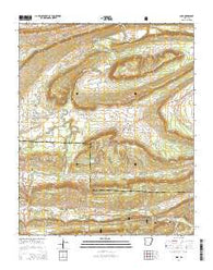 Ione Arkansas Current topographic map, 1:24000 scale, 7.5 X 7.5 Minute, Year 2014