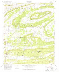 Ione Arkansas Historical topographic map, 1:24000 scale, 7.5 X 7.5 Minute, Year 1947