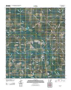 Ivan Arkansas Historical topographic map, 1:24000 scale, 7.5 X 7.5 Minute, Year 2011