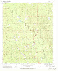 Ivan Arkansas Historical topographic map, 1:24000 scale, 7.5 X 7.5 Minute, Year 1969
