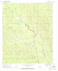 Ivan Arkansas Historical topographic map, 1:24000 scale, 7.5 X 7.5 Minute, Year 1969