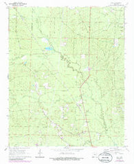 Ivan Arkansas Historical topographic map, 1:24000 scale, 7.5 X 7.5 Minute, Year 1969