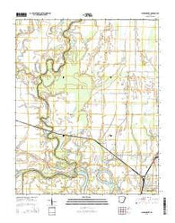 Jacksonport Arkansas Current topographic map, 1:24000 scale, 7.5 X 7.5 Minute, Year 2014